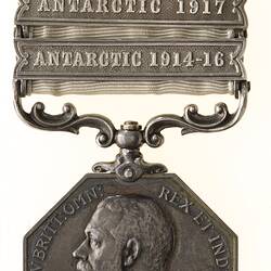 Medal - Polar Medal 1904, King George V, Great Britain, 1914-1917 - Obverse