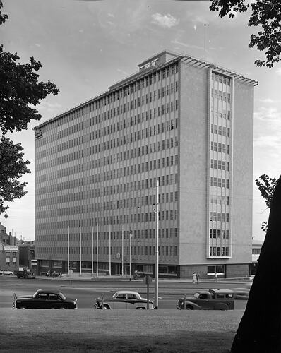 Building Exterior, Melbourne, Victoria, Oct 1958