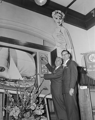 Amalgamated Wireless (Australasia) Ltd, Promotional Display, Melbourne, Victoria, Nov 1958