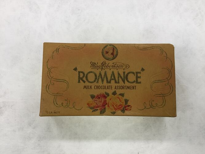 Chocolate Box - MacRobertsons Romance, circa 1970