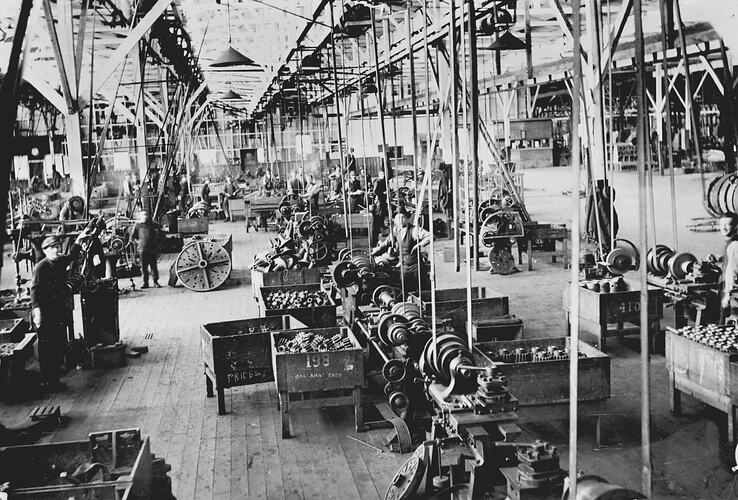 Photograph - Machine Shop, Sunshine, Victoria, Aug 1918