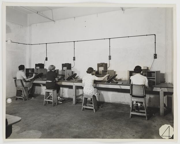 Kodak Australasia Pty Ltd, Film Examining Room, Abbotsford, circa 1940s