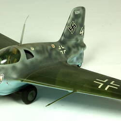 Aeroplane Model - Messerschmitt Me 163B Komet Interceptor, Germany, circa 1944
