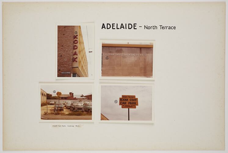 Poster - Kodak Retail Signage, 'Adelaide - North Terrace', Kodak Australasia Pty Ltd, circa 1976