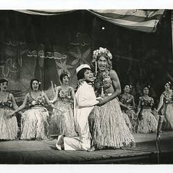 Photograph - Sylvia Boyes With Principals & Chorus, 'South Pacific', Eoan Group, South Africa, 1968