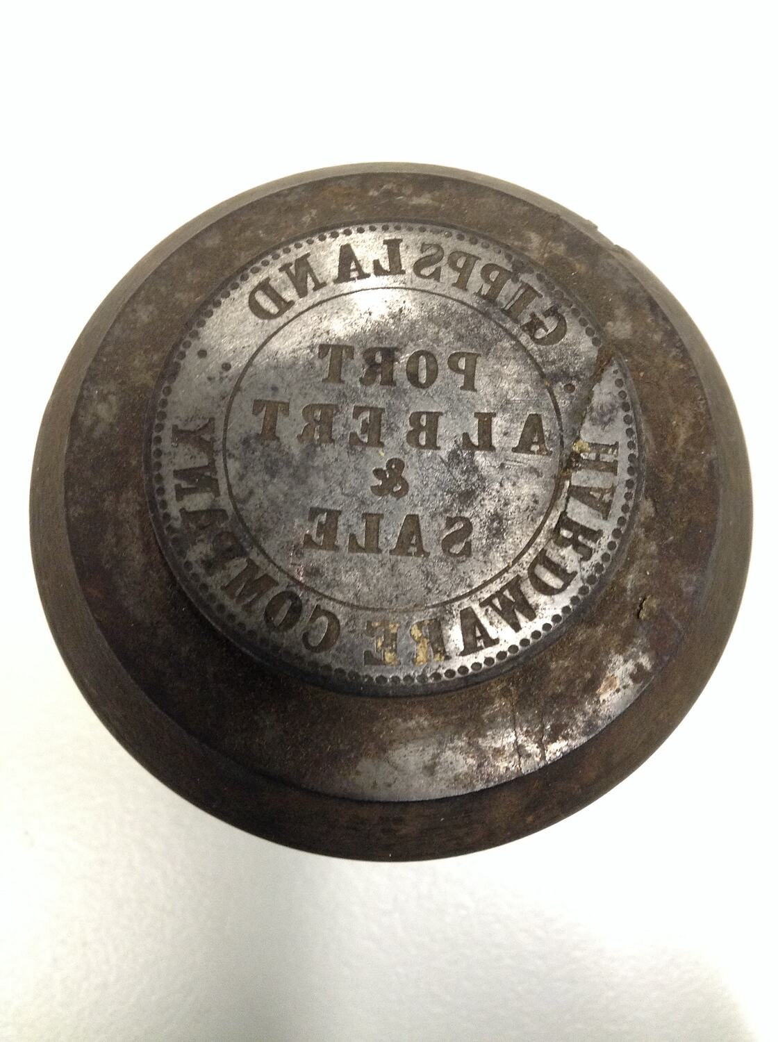 Token Die 1 Penny, Gippsland Hardware Co, Port Albert & Sale