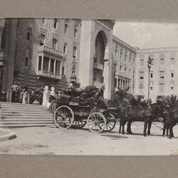 Photograph - Horse Team Pulling Supplies, Heliopolis, Egypt, World War I, 1915-1917
