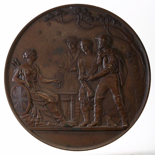Medal - Melbourne Exhibition Commissioner, Australia, 1854 (AD)
