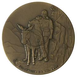 Medal - 75th Anniversary of the ANZAC landing, Numismatic Association of Victoria, 1990 AD