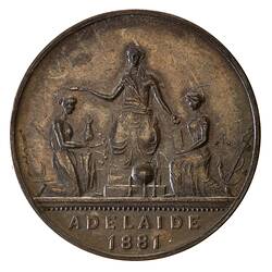 Medal - Adelaide Exhibition 1881 Silver Prize, South Australia, Australia, 1881