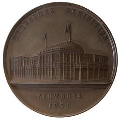 Medal - Melbourne Exhibition Prize, 1854