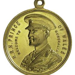 Medal - Royal Visit of the Prince of Wales to Colac War Memorial, Shire of Colac, Australia, 1920