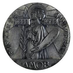 Medal - Amor 50th Jubilee, 1938 AD