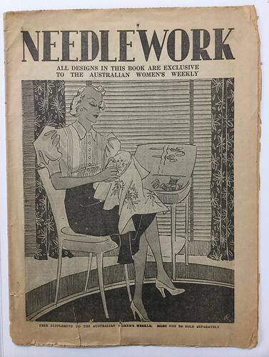 Needlework Pattern Book - Manchester School of Embroidery, circa 1940-1949