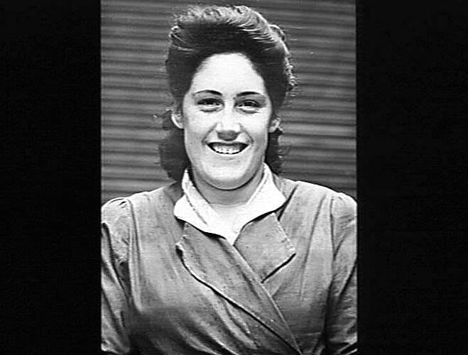 SUNSHINE PERSONALITIES: MISS ALICE MOILER, ROLLER BEARINGS, SUNSHINE REVIEW, DEC 1947. THESE HAPPY PERSONALITIES ARE NEW MEMBERS OF OUR SUNSHINE FAMILY. WE WELCOME THEM TO THE INDUSTRY AS WE DO WITH ALL OTHER NEW EMPLOYEES.