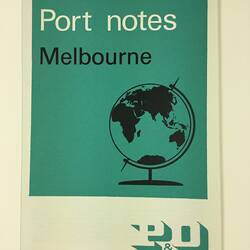 Booklet - Port Notes, Melbourne, SS Arcadia, 1967