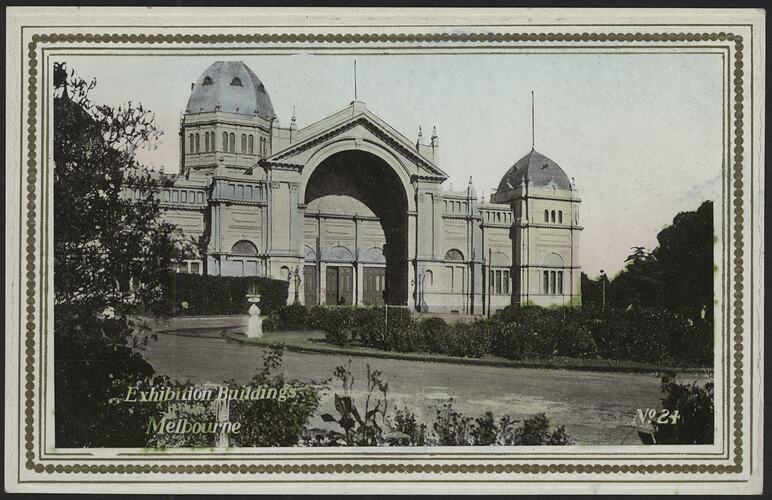 Postcard - Royal Exhibition Building, ca 1905::