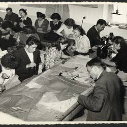 Digital Image - Tailoring Workshop, San Saba Main Refugee Camp, Trieste, Italy, 1953
