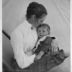 Photograph - Woman & Child, by A.J. Campbell, Victoria, circa 1890