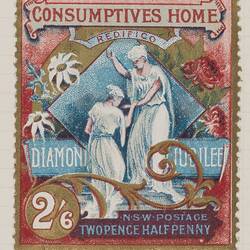 Stamp - Diamond Jubilee Charity Issue, 2½ Pence , New South Wales, 1897