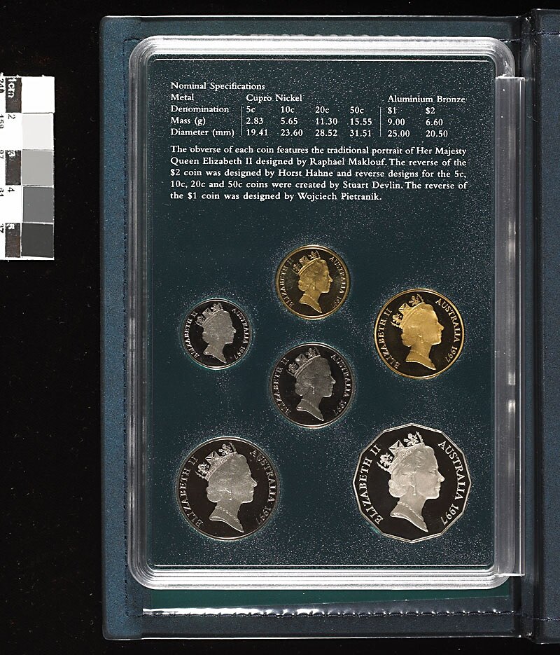 Proof Coin Set - Kingsford Smith, Australia, 1997