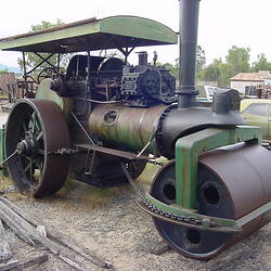 Cowley Steam Road Roller Before Restoration at Rockhampton, circa 2000