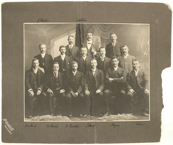 Photograph - Group Portrait of Office & Factory Staff at Sunshine Harvester Works, Richards & Company Studios, Ballarat