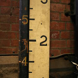 Scale Board - Well No.3 Depth Gauge, South Engine Room, circa 1923