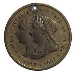 Medal - Queen Victoria Diamond Jubilee, Shire of Traralgon,1897 AD