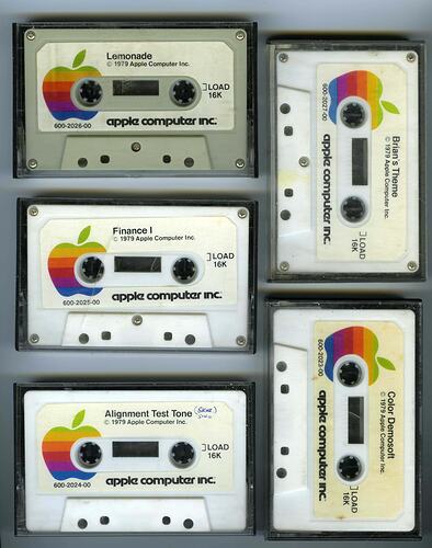 Apple cassette data tapes