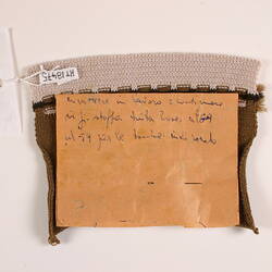 Knitting Sample - Edda Azzola, Brown & Mushroom, circa 1960s