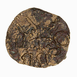 Coin, round, legend around central cross, text 'OSBERHT'.