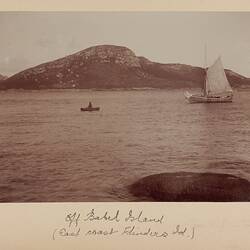 Photograph - Boats off Babel Island, 1893