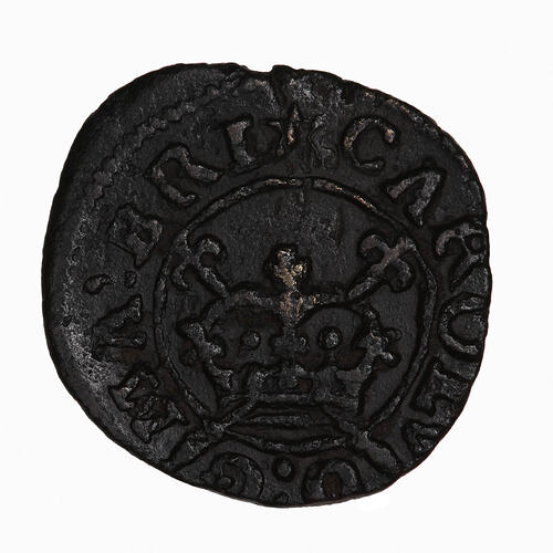 Token - Royal Farthing, Charles I, Great Britain, 1636-1644 (Obverse)