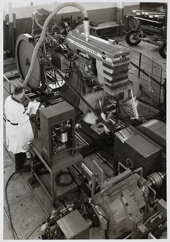 Photograph - Massey Ferguson, Test Centre, Quality Control Centre, Detroit, Michigan, USA, early 1960s