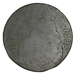 Coin - Halfpenny, William III, England, Great Britain, 1699 (Reverse)