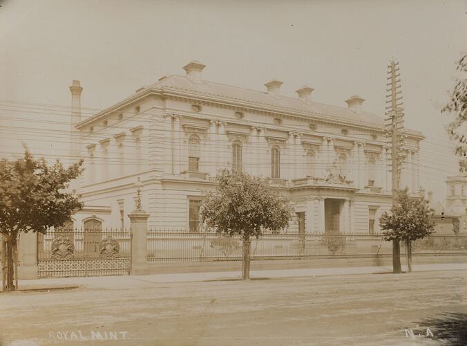 Photograph - Royal Mint Building, by Nettleton & Arnest Studio, Melbourne, Victoria, circa 1890