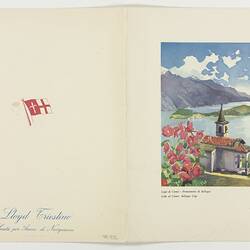Menu - MV Australia, Lloyd Triestino Line, 4th Mar 1955
