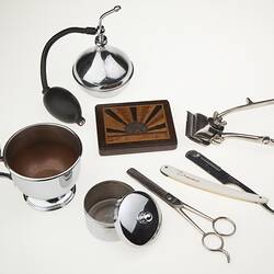 Assortment of hair dressing tools