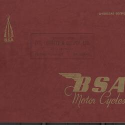 BSA Motor Cycles 1951