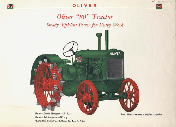 Oliver 80 Tractor