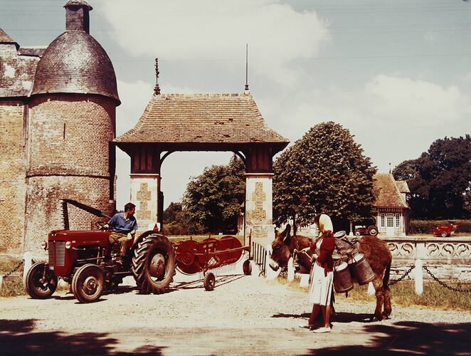 Photograph - Massey Ferguson, Rural Scene, Europe, 1970s-1980s