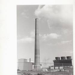 Photograph - Kodak Australasia Pty Ltd, Power House Boiler Hall & Chimney Stack, Kodak Factory, Coburg, circa 1961