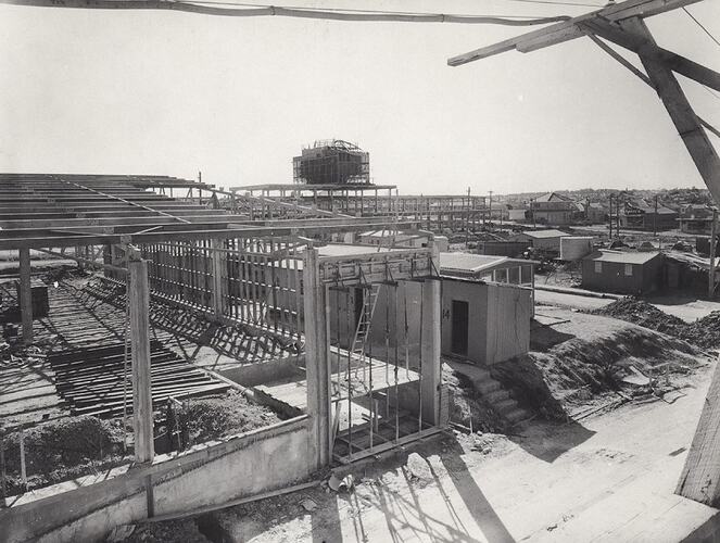 Photograph - Kodak Australasia Pty Ltd, Construction of Emulsion Making Building 2, East Wing, Kodak Factory, Coburg, 1958