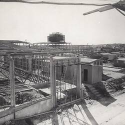 Photograph - Kodak Australasia Pty Ltd, Construction of Emulsion Making Building 2, East Wing, Kodak Factory, Coburg, 1958