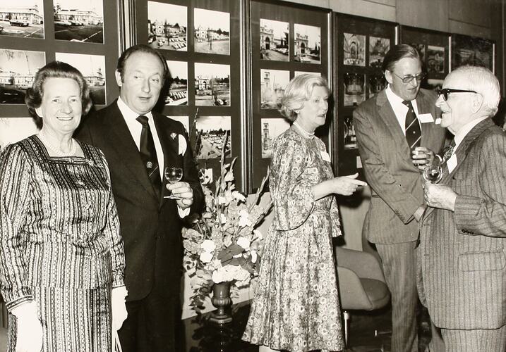 Photograph - Guests at Centenary of Laying Foundation Stone Commemorative Function, Exhibition Building, Melbourne, 1979