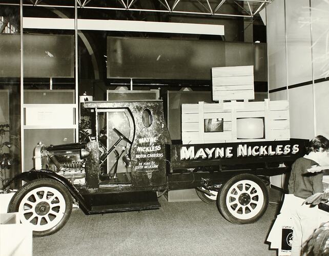 Photograph - Mayne Nickless Exhibit, The Melbourne International Centenary Exhibition, Royal Exhibition Buildings, 1980