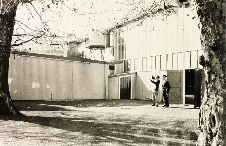 Photograph - Stadium Annexe, North Wall, Exhibition Building, Melbourne, 1971