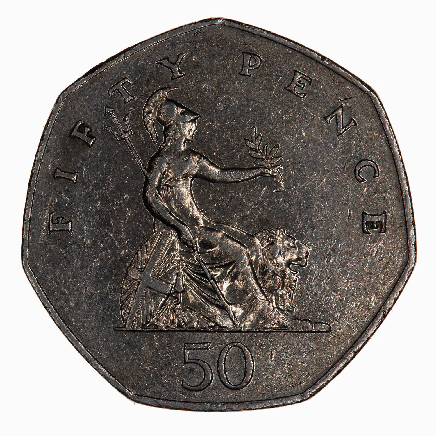 Coin - 50 Pence, Elizabeth II, Great Britain, 1982