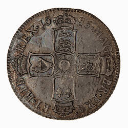 Coin - Shilling, James II, Great Britain, 1685 (Reverse)